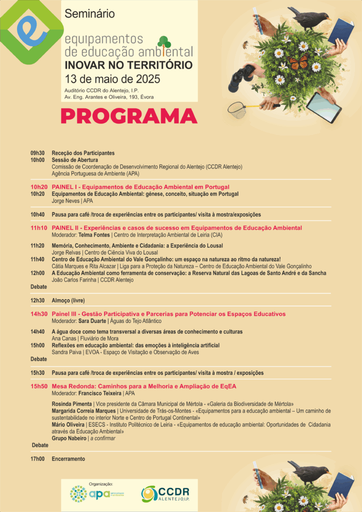 "Equipamentos de Educação Ambiental - Inovar no território" CARTAZ B 14 04