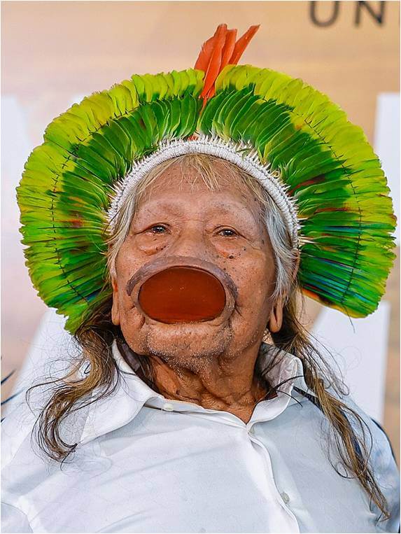 Em Honra dos Protetores da Terra – Dia Mundial da Terra Cacique Raoni
